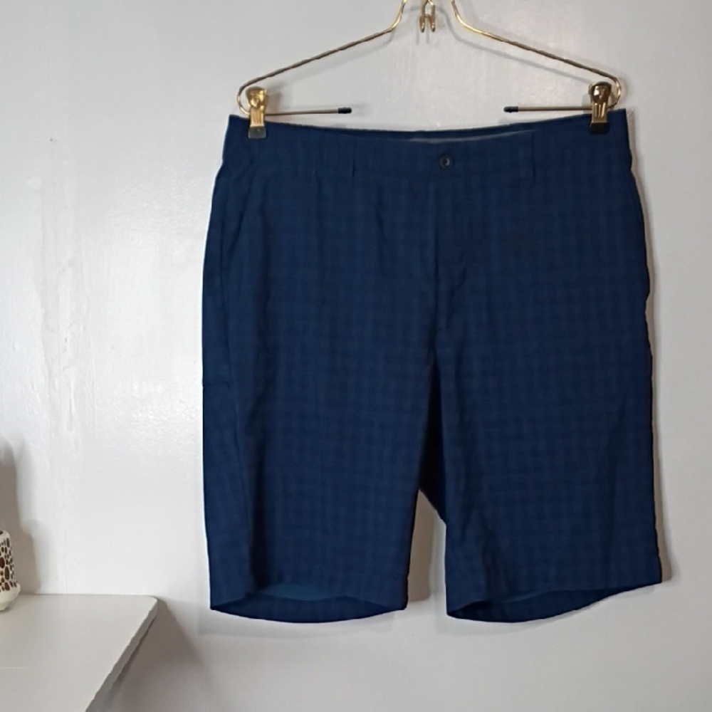 PGA Tour Men's Blue Patterned Shorts